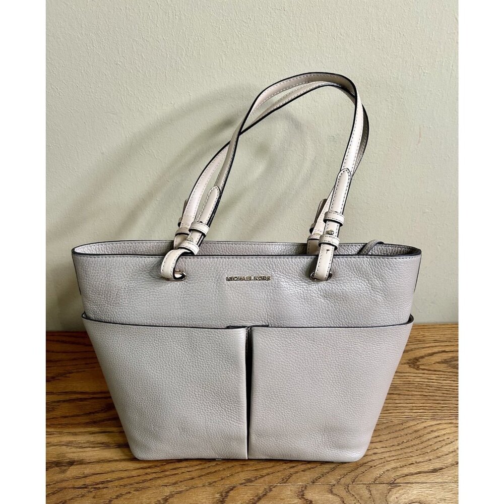 Michael Kors‎ Bedford Women's Pebbled Leather Medium Tote Handbag Tan